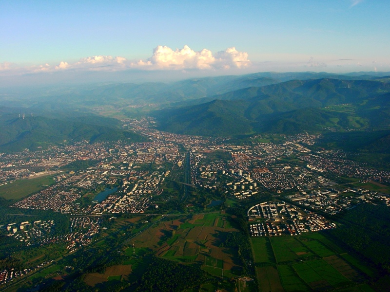 Luftbild Freiburg im Breisgau