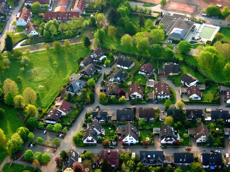 Umkirch aus der Luft fotografiert