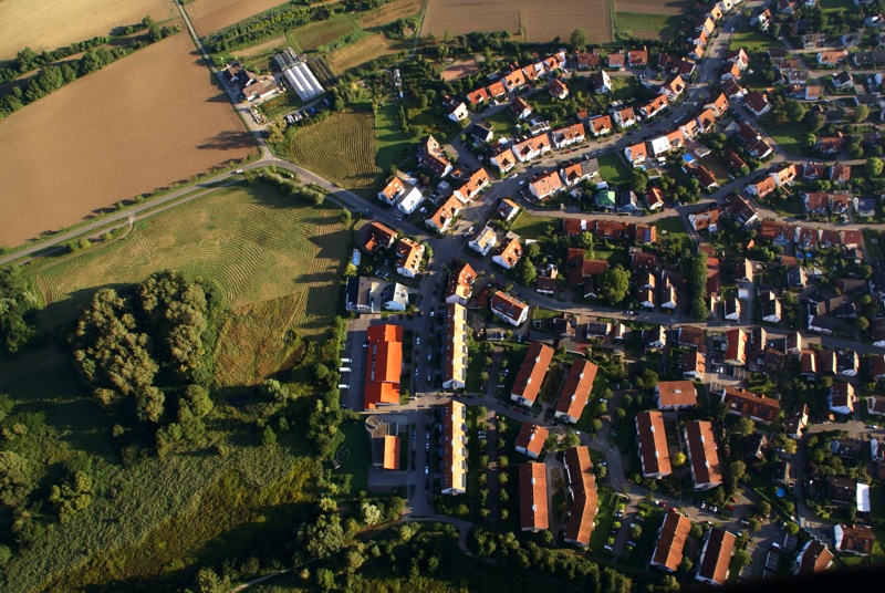 Luftbild von Freiburg Hochdorf